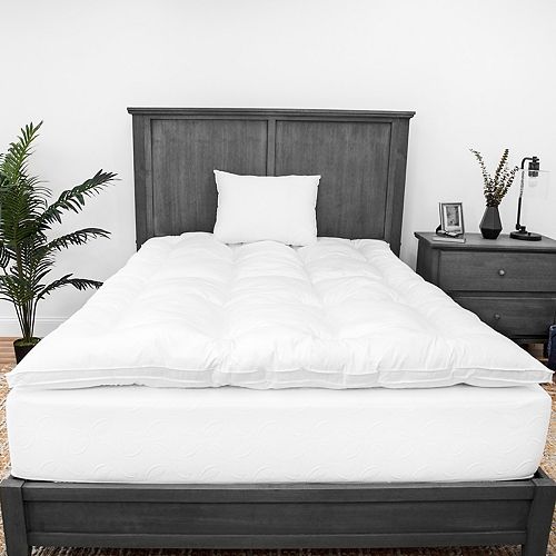 queen size down mattress topper