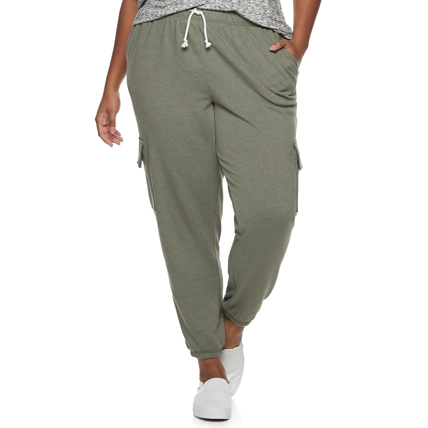 plus size cargo jogger pants