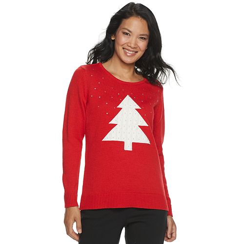 Women's Croft & Barrow® Holiday Motif Sweaters