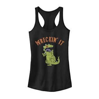 Juniors Rugrats Reptar Wreckin' It Tank Top