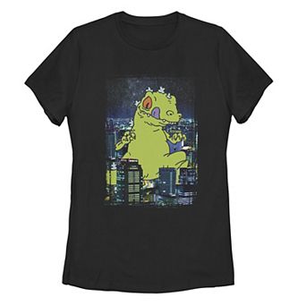 Juniors Rugrats Reptar City Poster Tee