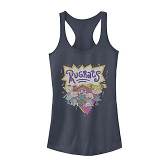 Juniors Rugrats Retro Group Logo Tank Top