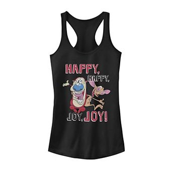 Juniors Ren & Stimpy Happy Happy Joy Joy Tank Top