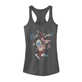Juniors Ren & Stimpy Show Vintage Logo Tank Top