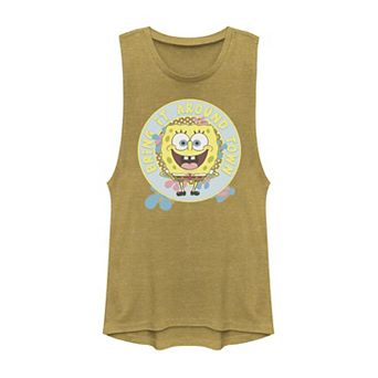 Juniors SpongeBob SquarePants Bring It Around Muscle Tank Top
