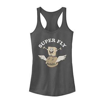 Juniors SpongeBob SquarePants Super Fly Tank Top