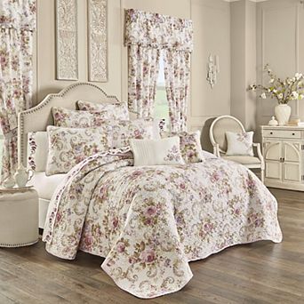 Five Queens Court Chambord Lavender Quilt Set