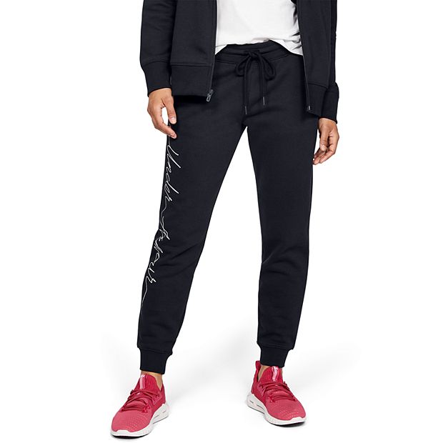 Under Armour Women Pants Favorite Fleece black