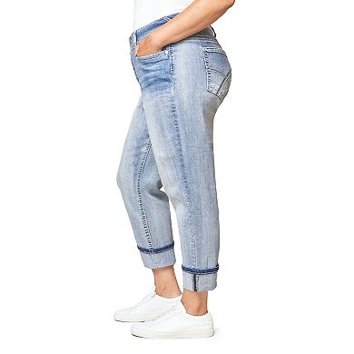 Juniors' Plus Size WallFlower Luscious Curvy Crop Jeans