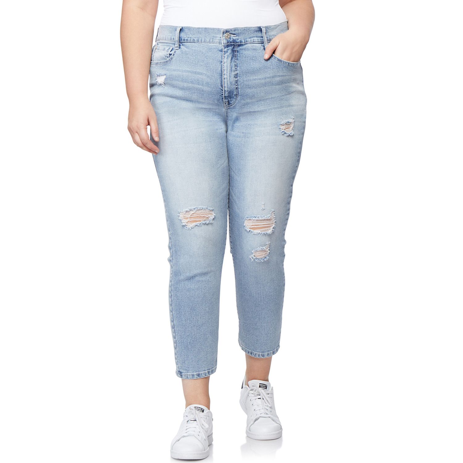womens plus size wallflower jeans