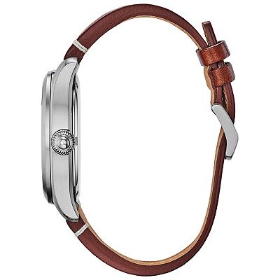 Citizen Eco-Drive Men's Chandler Military Leather Watch - BM6838-17L