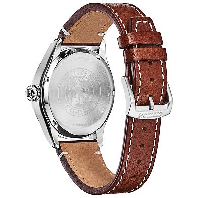 Citizen Eco-Drive Men's Chandler Military Leather Watch - BM6838-17L