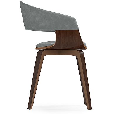 Simpli Home Lowell Mid Century Modern Bentwood Dining Chair