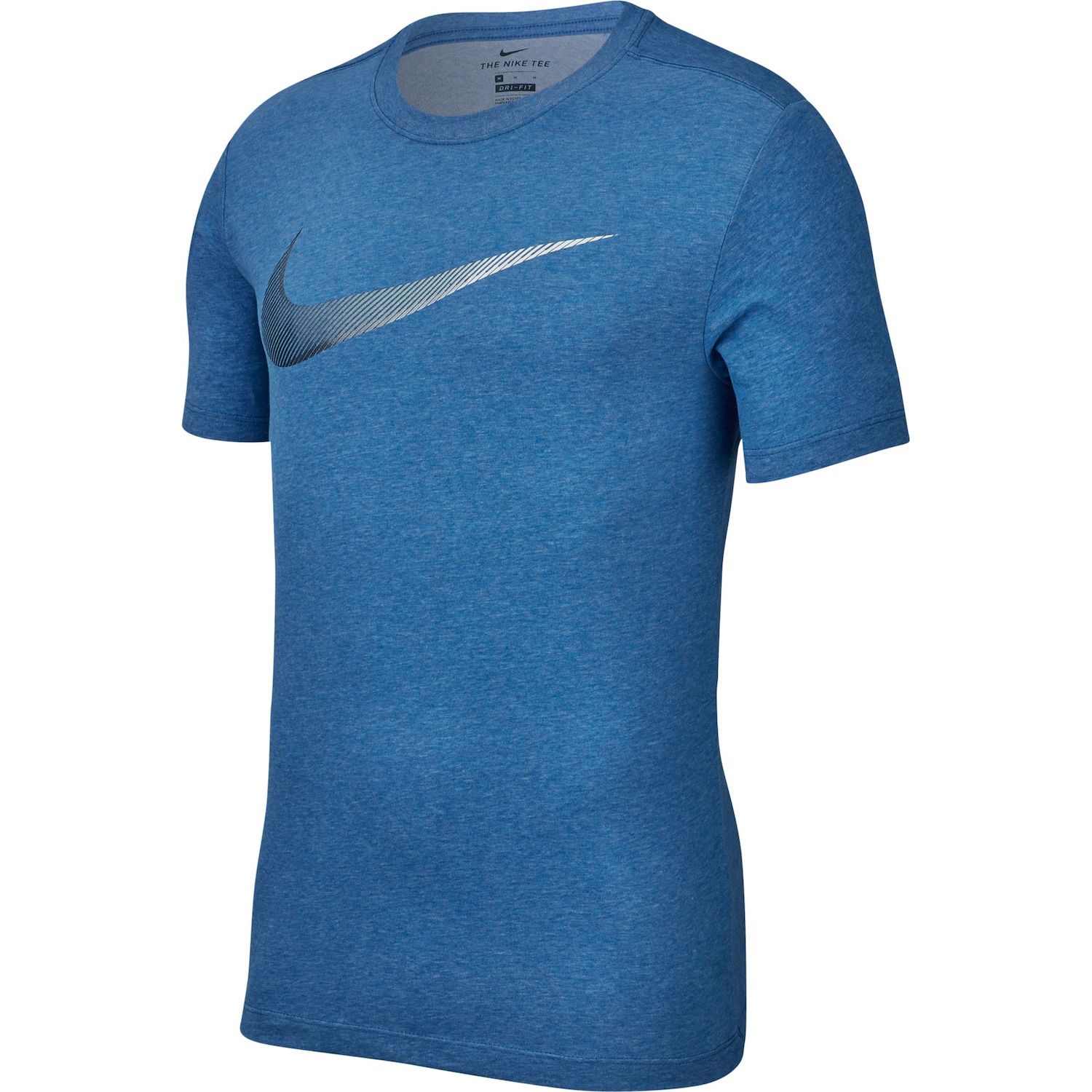blue and gold nike shirt