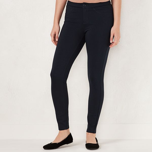LC Lauren Conrad, Pants & Jumpsuits, Lauren Conrad Black Mid Rise Leggings  Size X Short