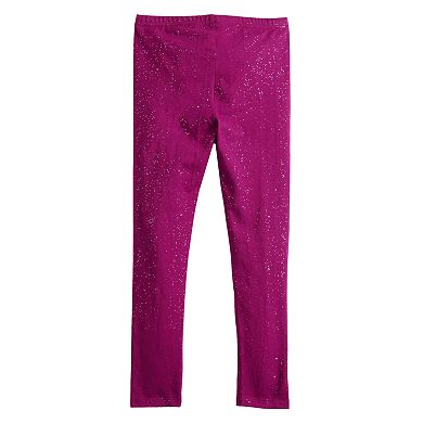 Girls 4-12 Jumping Beans® Glitter Long Leggings