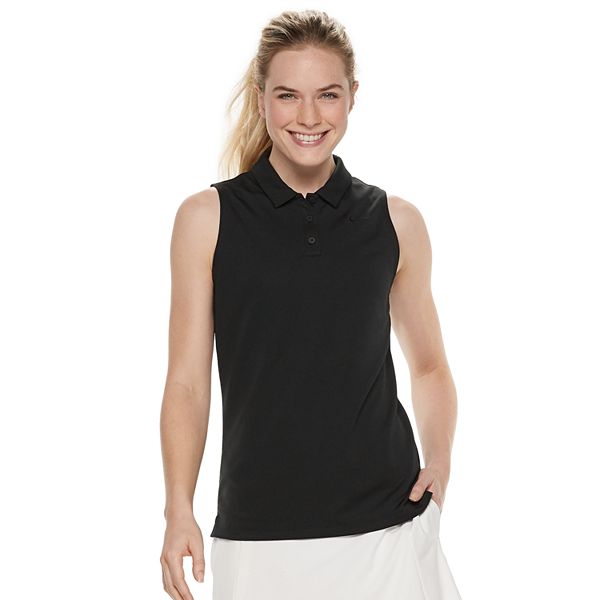 nike ladies sleeveless golf shirts