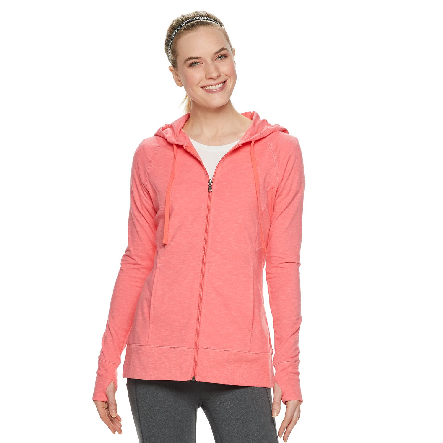 women's thumbhole jacket