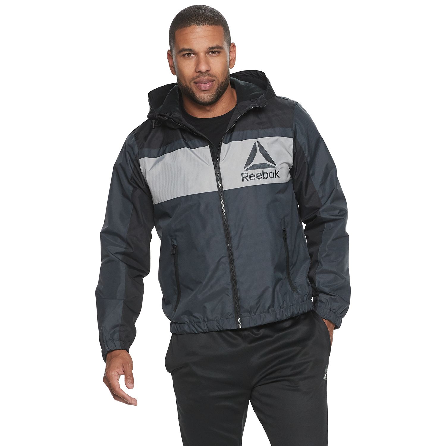 reebok windbreaker mens