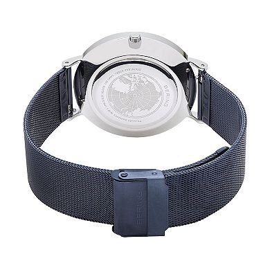 BERING Men's Classic Two Tone Stainless Steel Mesh Watch - 14240-303