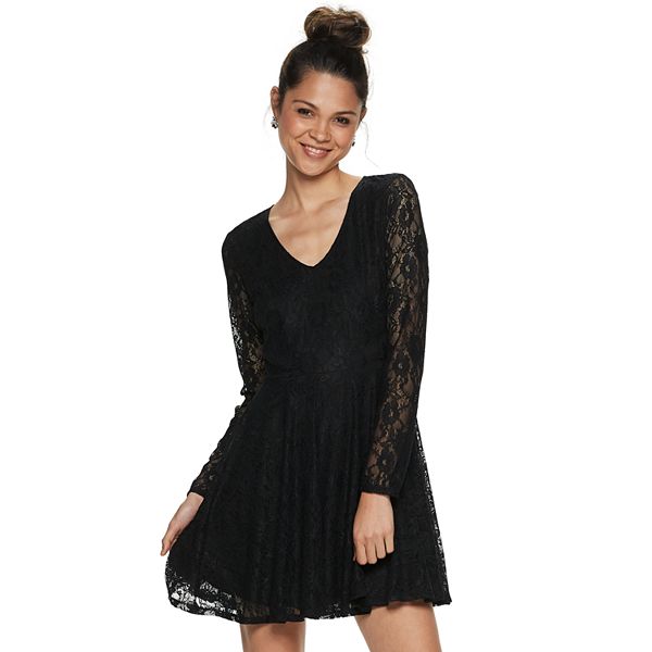 Kohls junior black discount dresses