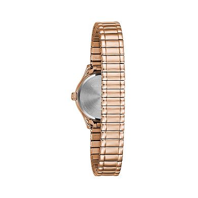 Caravelle by Bulova Women's Rose Gold-Tone Expansion Watch - 44L254