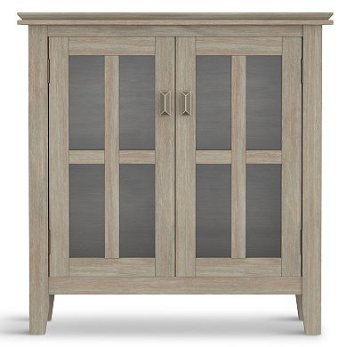 Simpli Home Artisan Contemporary Low Storage Cabinet