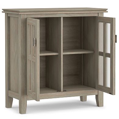 Simpli Home Artisan Contemporary Low Storage Cabinet
