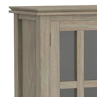 Simpli Home Artisan Contemporary Low Storage Cabinet
