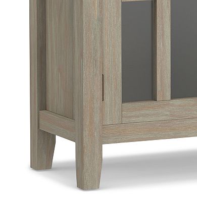 Simpli Home Artisan Contemporary Low Storage Cabinet