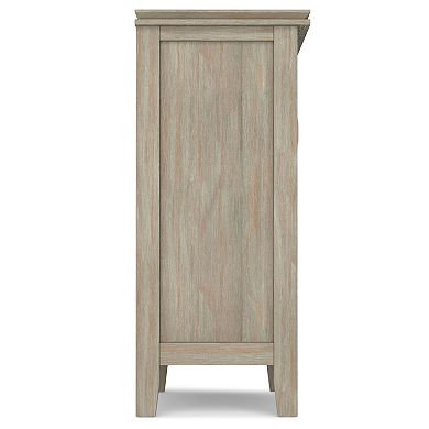 Simpli Home Artisan Contemporary Low Storage Cabinet