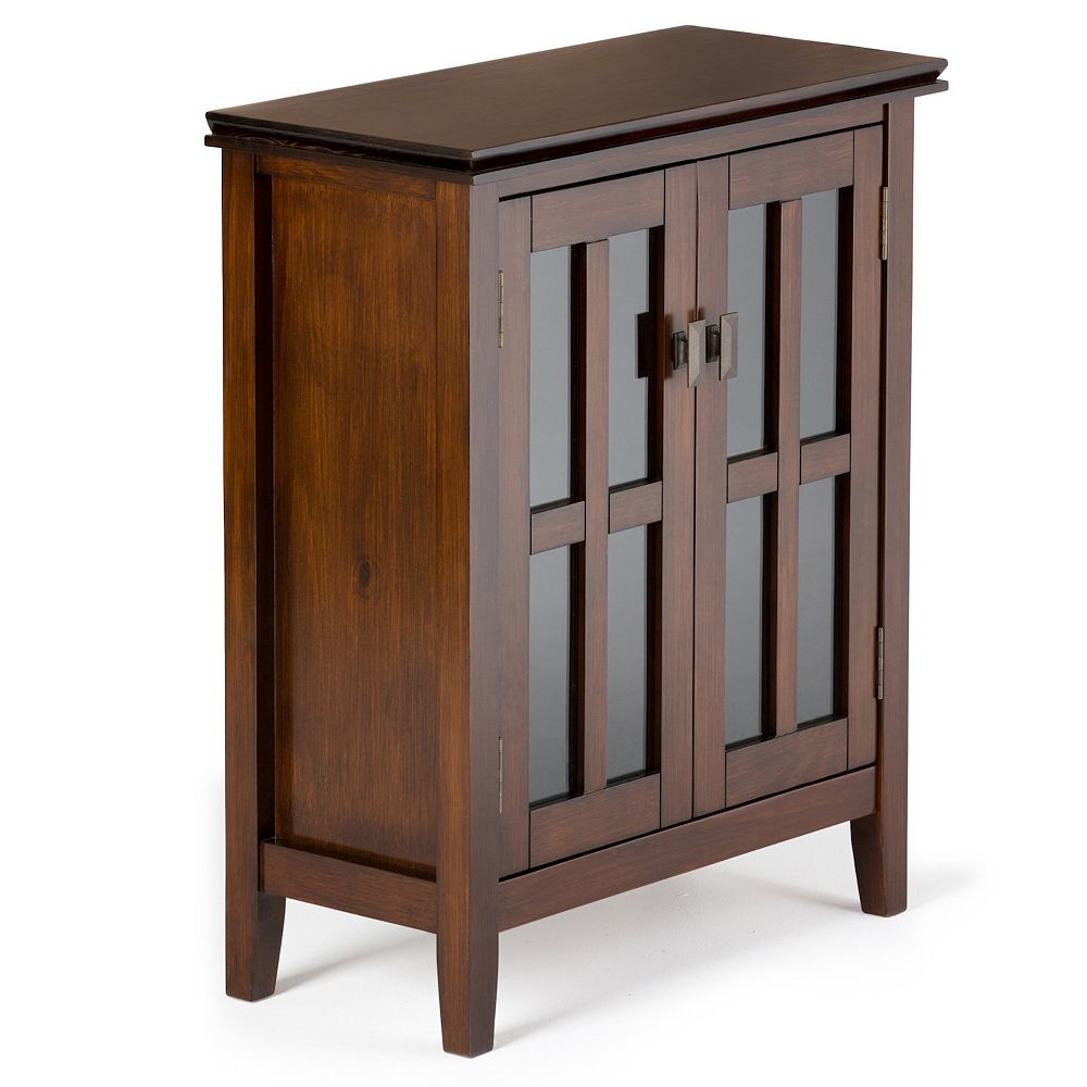 Simpli Home Artisan Contemporary Low Storage Cabinet