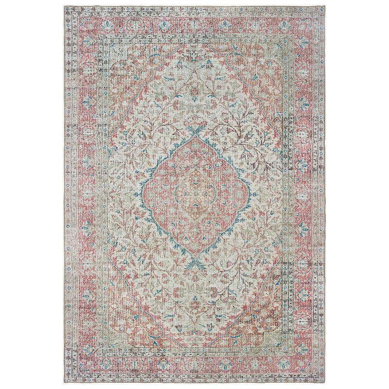 StyleHaven Season Antiqued Medallion Rug, White, 8X11.5 Ft