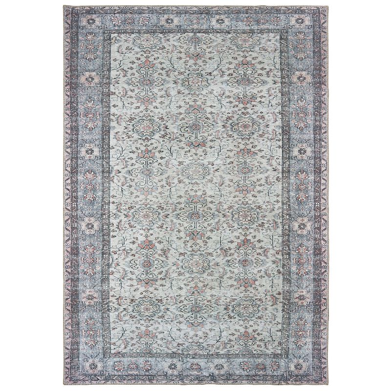 StyleHaven Season Oriental Floral Rug, White, 4X6 Ft