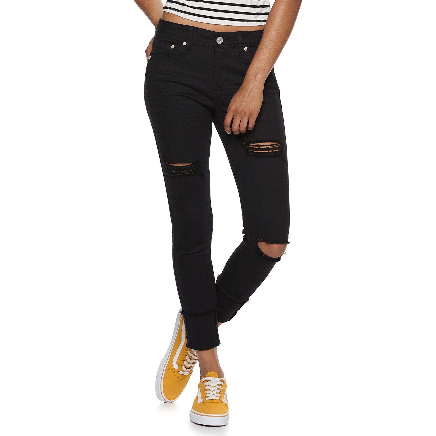 almost famous jeans mid rise