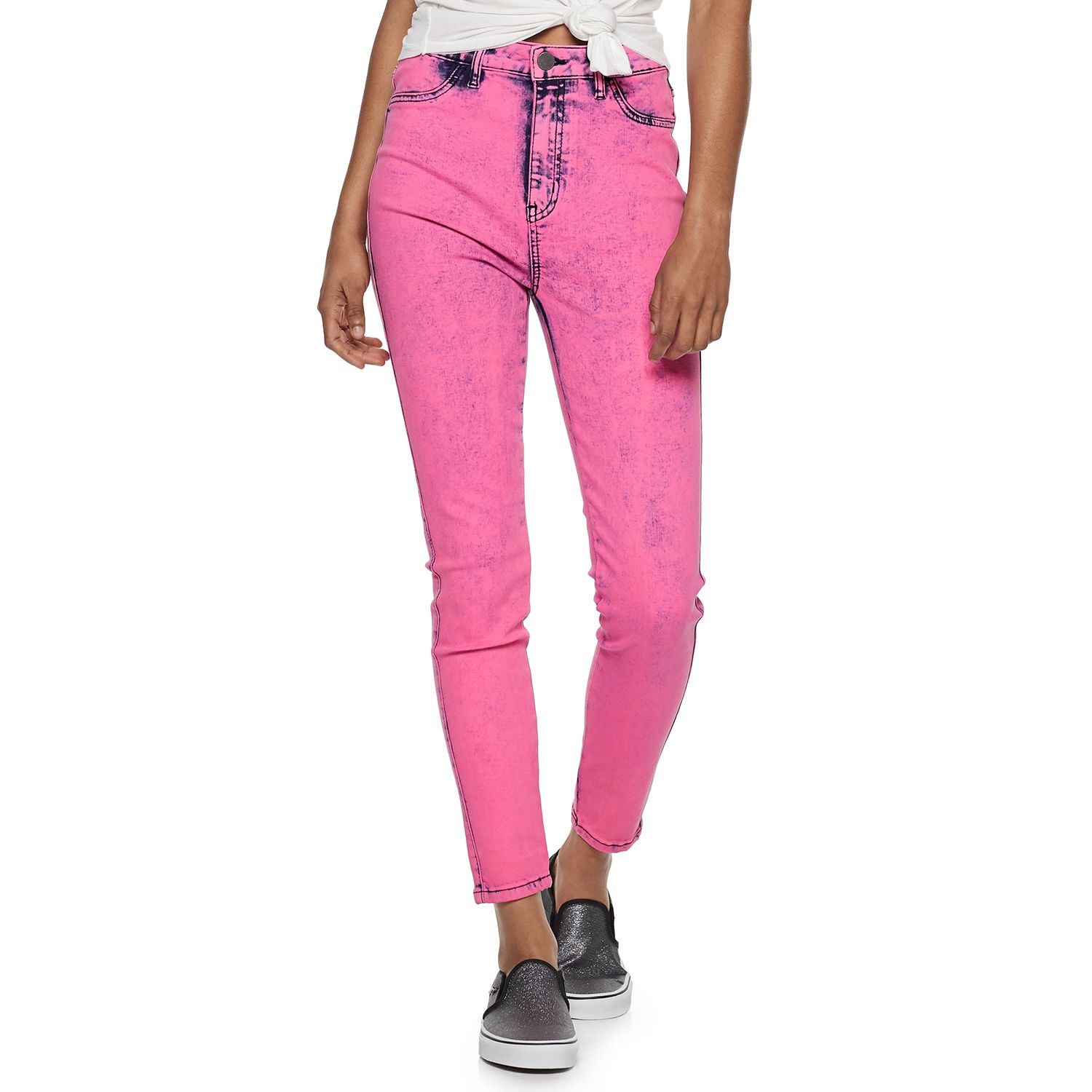 almost famous high rise skinny jeans