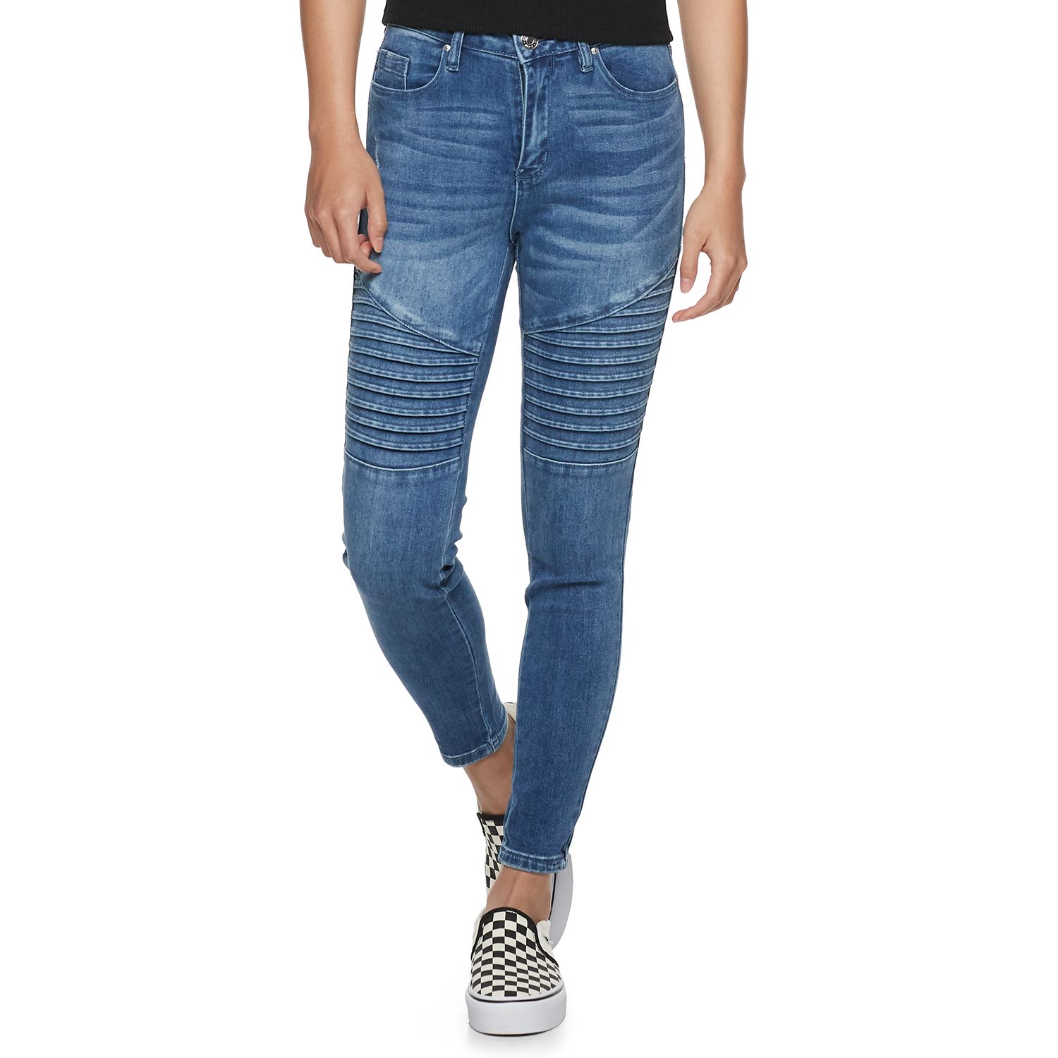 almost famous high rise skinny jeans