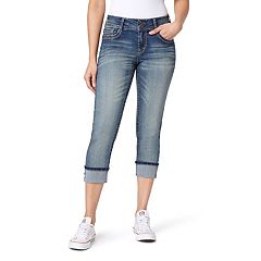 Soft Jersey Classic-Fit Mid-Rise Cropped Jogger | Women's Capris