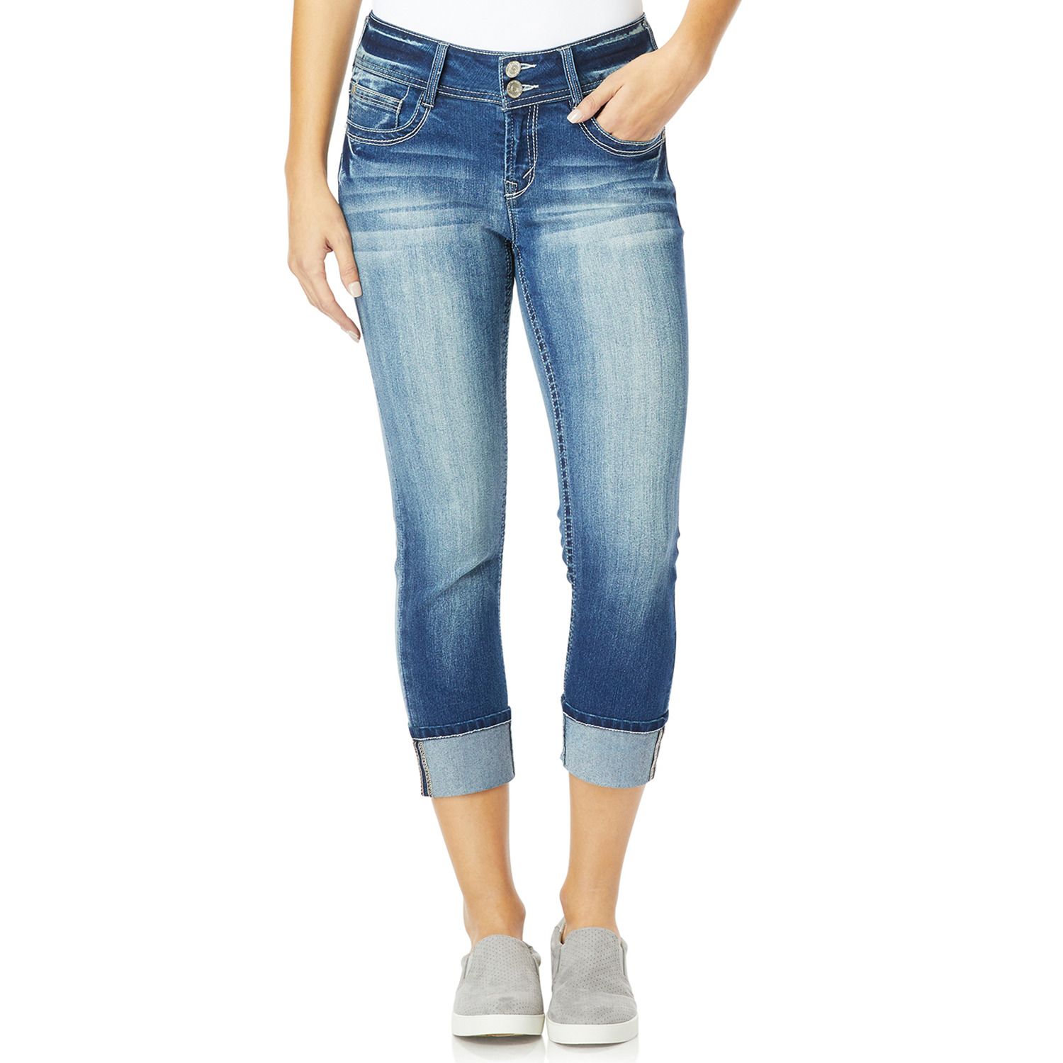 levi denizen cropped jeans