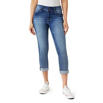 Juniors' WallFlower Insta Stretch Luscious Curvy Cropped Jeans