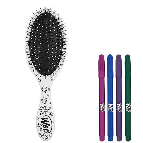 Wet Brush Color Your Own Hair Brush Set Bundled Up Winter Follies