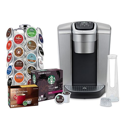 Keurig® Bundle KElite® SingleServe KCup® Pod Coffee Maker with 36