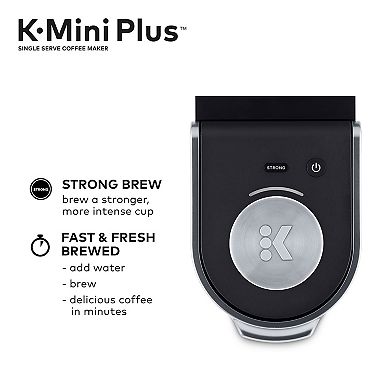 Keurig Bundle - K-Mini Plus Single-Serve K-Cup Pod Coffee Maker & Starbucks Breakfast Blend Keurig K-Cup Pods 16-pk.