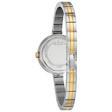 Bulova Women's Rhapsody Diamond Accent Two-Tone Watch - 98P193
