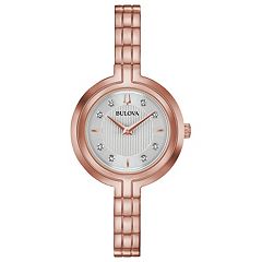 Bulova pink women's online watch