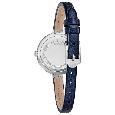 Bulova Women's Rhapsody Diamond Accent Leather Watch - 96P212