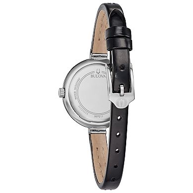 Bulova Women's Rhapsody Diamond Accent Leather Watch - 96P211