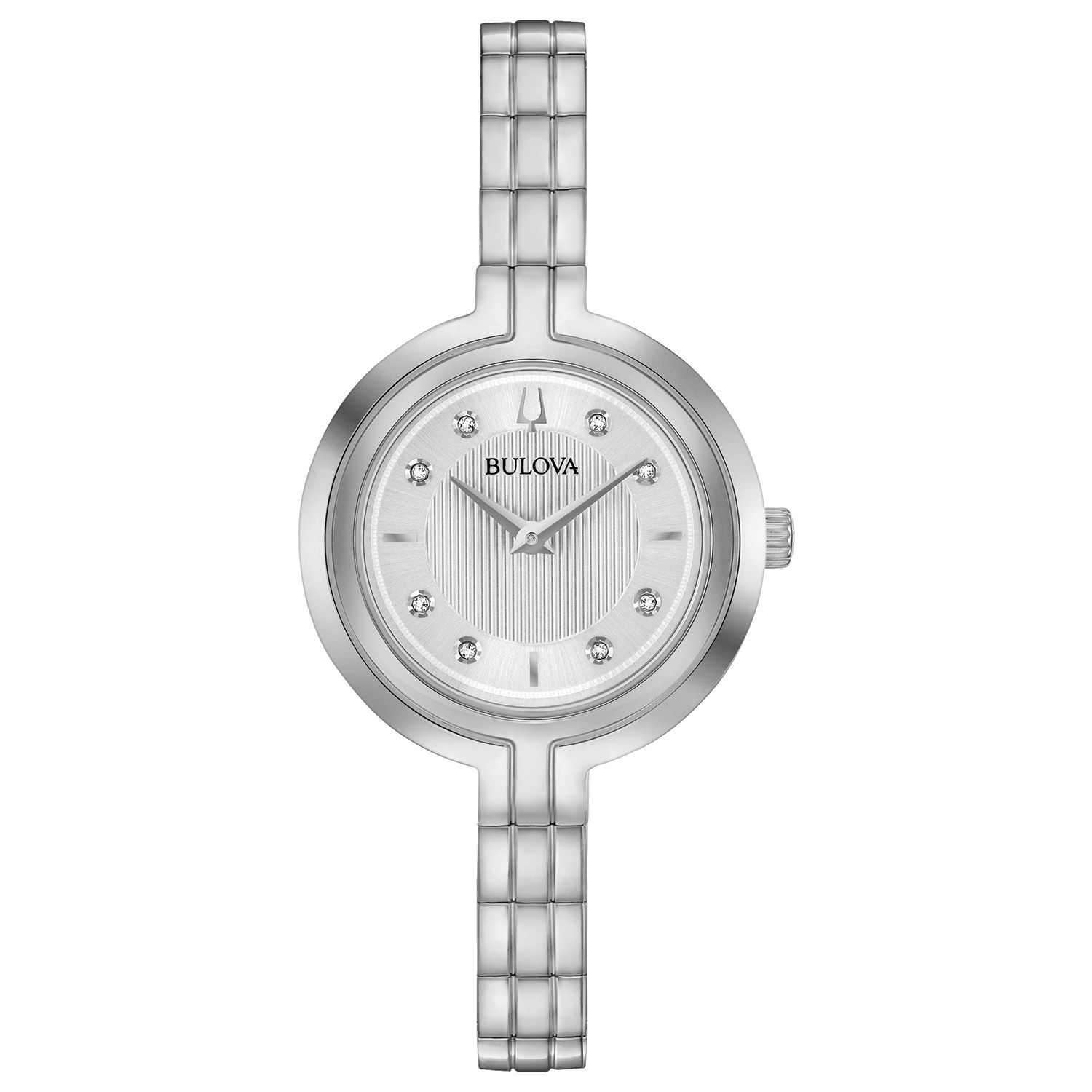 diamond stainless steel watch