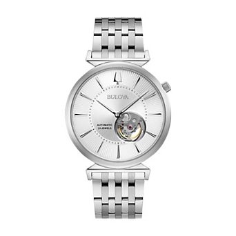 Bulova Men's Regatta Slim Automatic Stainless Steel Watch - 96A235