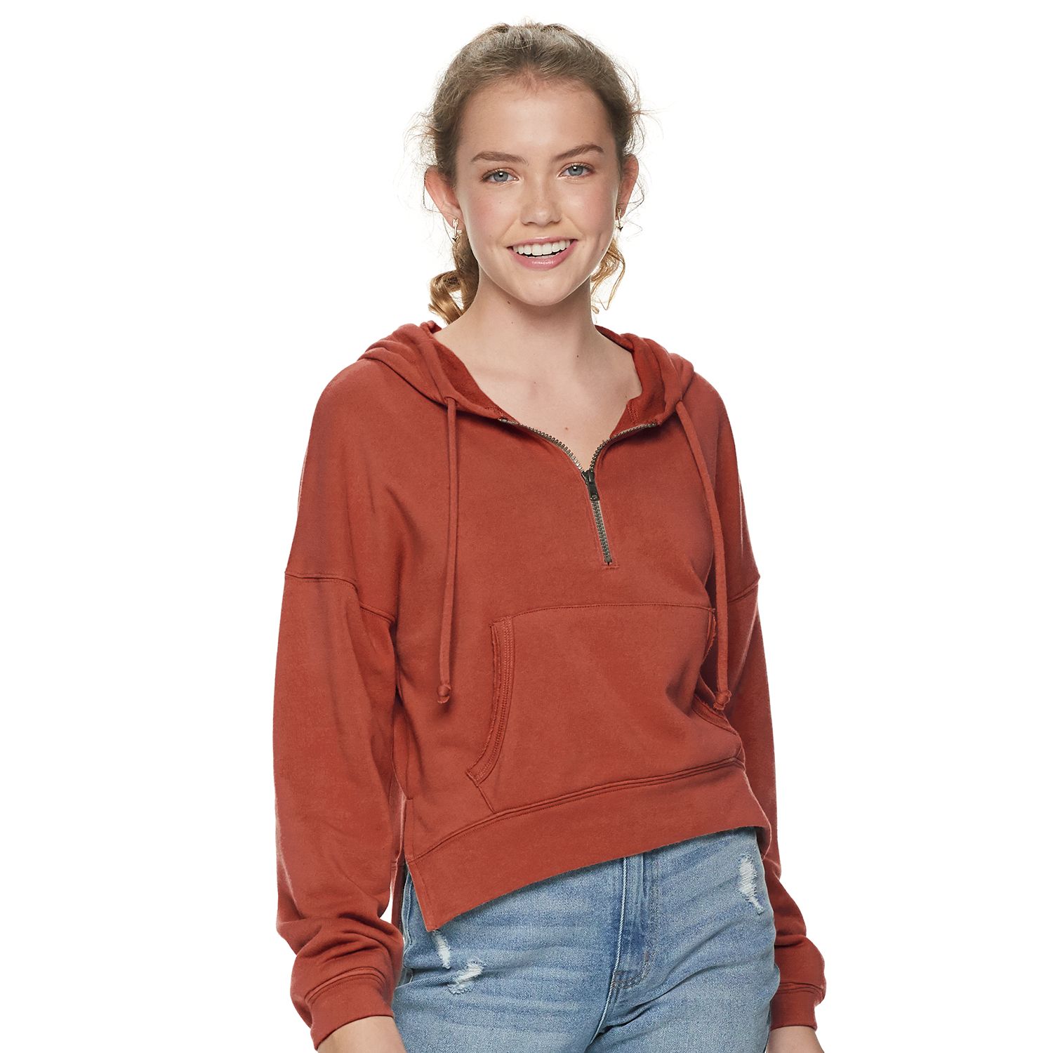 kohls womens hooded sweatshirts